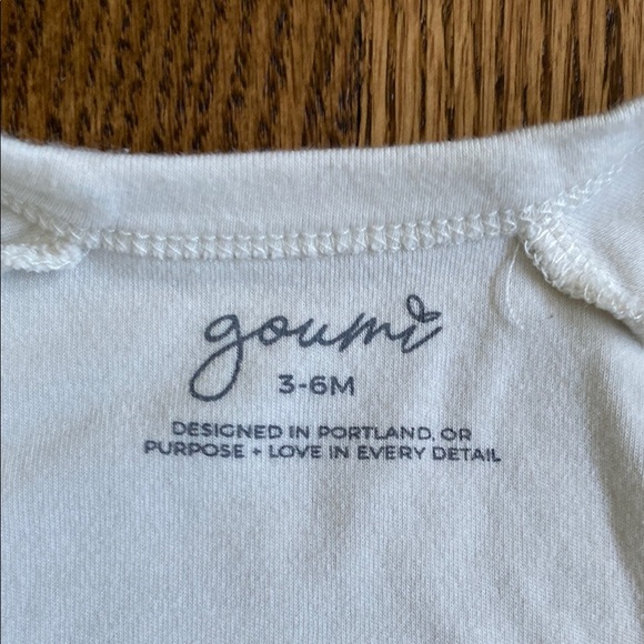 Cream Goumi viscose made from bamboo and organic cotton sleep&play footie, 3-6M - Picture 2 of 16